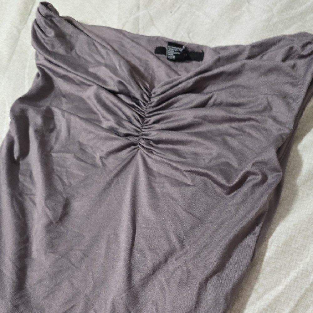 Forever 21 Lavender Ruched Top